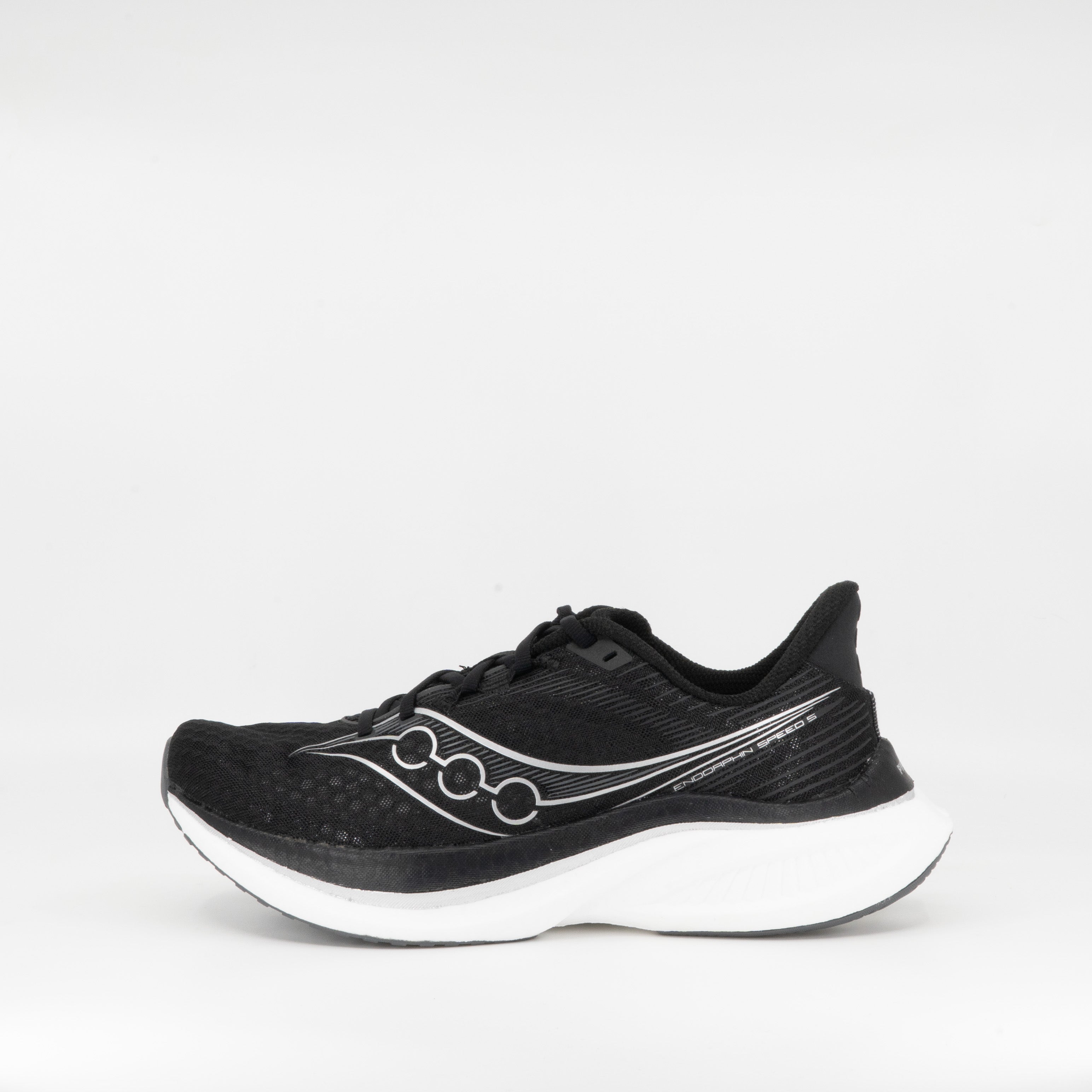 Saucony Endorphin Speed 5 (D Standard) Mens Black/White - Frontrunner Colombo